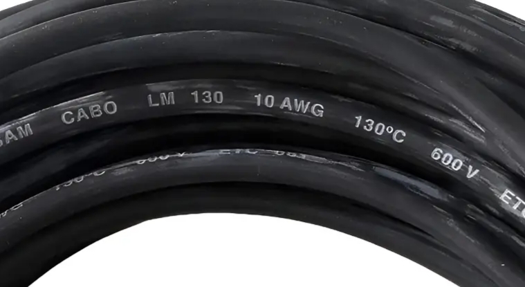 CABO LIDER 130C 10 AWG / 4MM (PRETO)